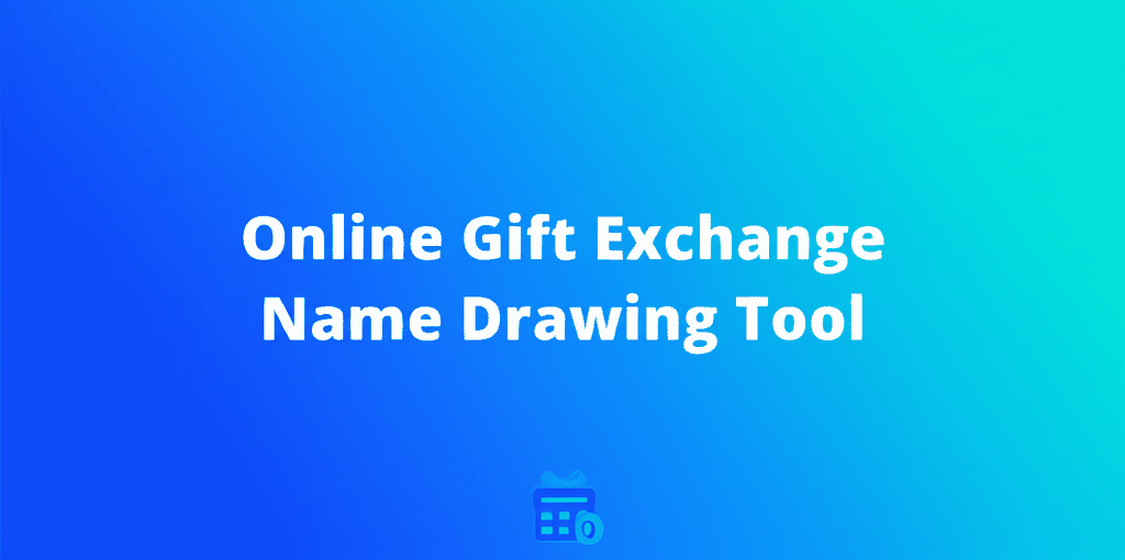 Online Gift Exchange Name Drawing Tool